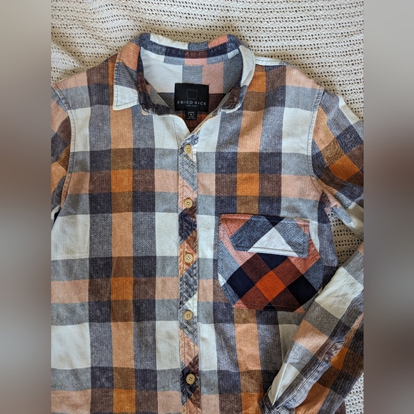 Fried Rice NYC button up sz M - Picture 3 of 8